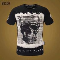 大人っぽいフィリッププレイン2色可選 半袖/Tシャツ目前の注目ブランド PHILIPP PLEIN