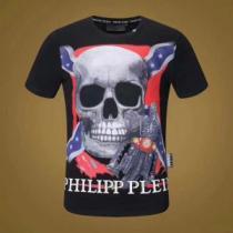 大人っぽく知的な フィリッププレイン 2色可選 半袖/Tシャツ稀少*入手困難 PHILIPP PLEIN