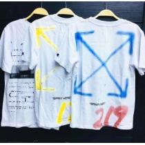 ミックス感が溢れるOff-White オフホワイト半袖/Tシャツ 3色可選最近人気一番！