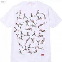 最終数量限り！ 半袖Tシャツ 格好良いアイテム シュプリーム SUPREME FW17 Christmas 最近人気一番！