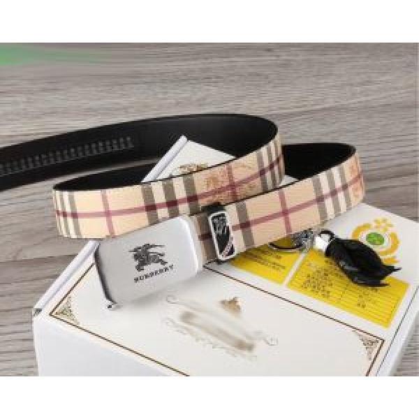 バーバリー BURBERRY 超人気美品 ベルト 人目を引く存在感  2色可選 目前の注目ブランド