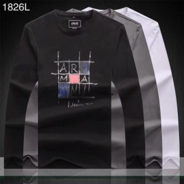 今季爆発的な人気 アルマーニ ARMANI現代的な印象 3色可選 長袖/Tシャツしっかりとした