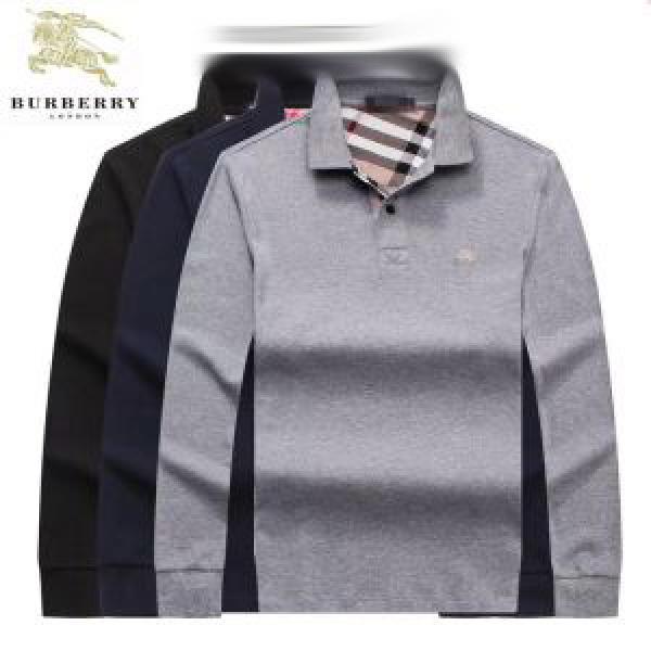 暖かみのある肌触り長袖/Tシャツ 優しいフィット感バーバリー BURBERRY 3色可選