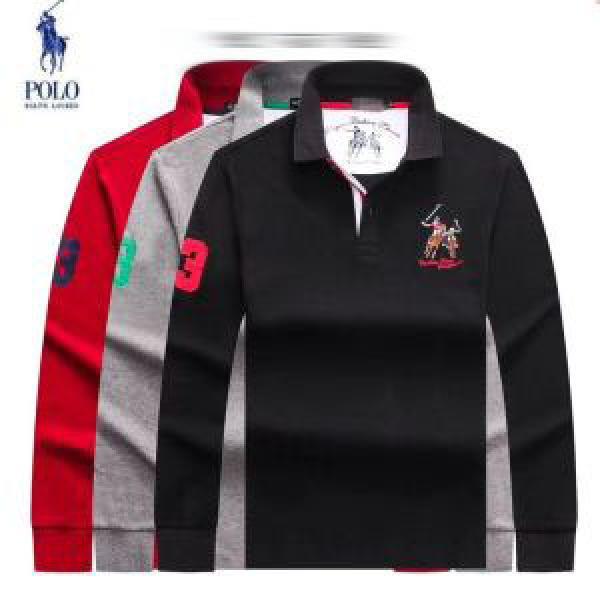 高級感が漂う長袖/Tシャツポロ ラルフローレン Polo Ralph Lauren 3色可選 流行の注目ブランド