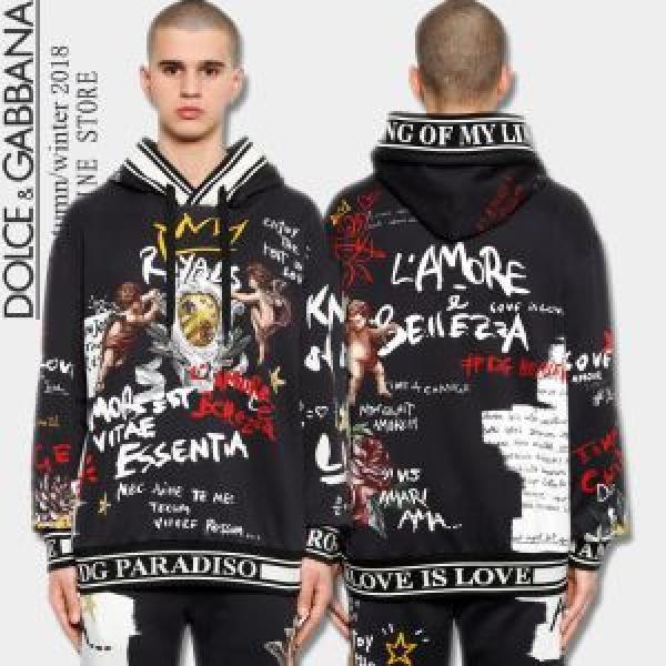 魅力をプラス ドルチェ＆ガッバーナ Dolce&Gabbana  2色可選 パーカー 注目美品
