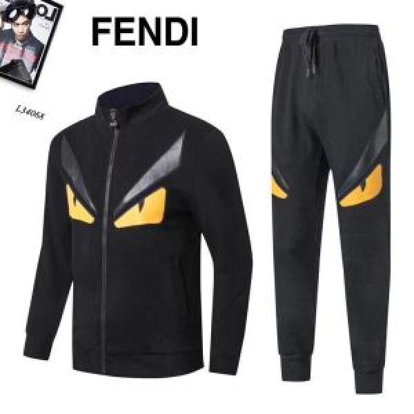 人気デザインで欲しい フェンディ FENDI 超激安価格 上下セット 3色可選 高感度アイテム