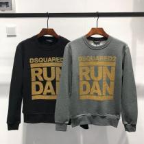 高感度アイテム　　ミックス感が溢れる　 ジップパーカー  2色可選　ディースクエアード DSQUARED2