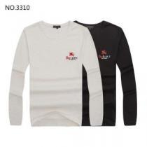 BURBERRY 2色可選 上品でベーシックバーバリーモデル大絶賛 長袖/Tシャツ 海外先行発売！