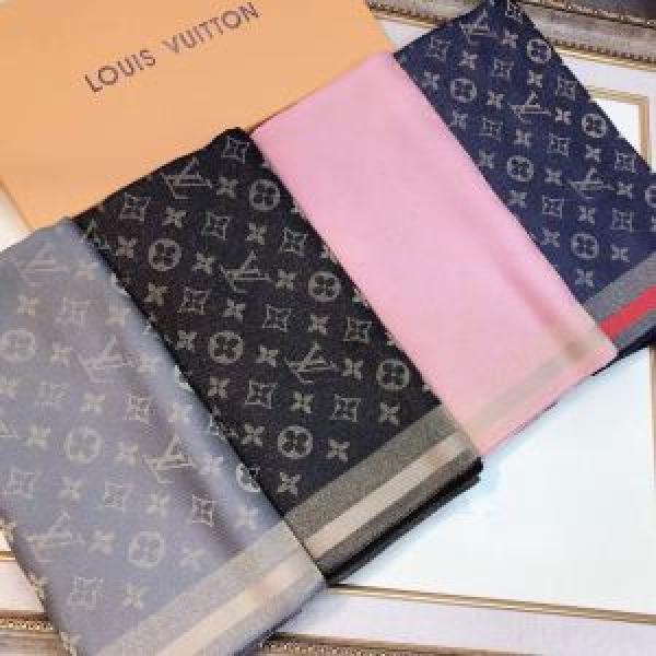 大流行中 ルイ ヴィトン LOUIS VUITTON 上品キレイ 4色可選 スカーフ 保温性の高い