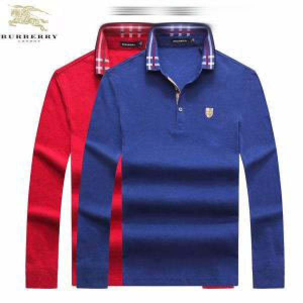 圧倒的人気新着 バーバリー BURBERRY  有名人同じアイテム 長袖 Tシャツ 3色可選