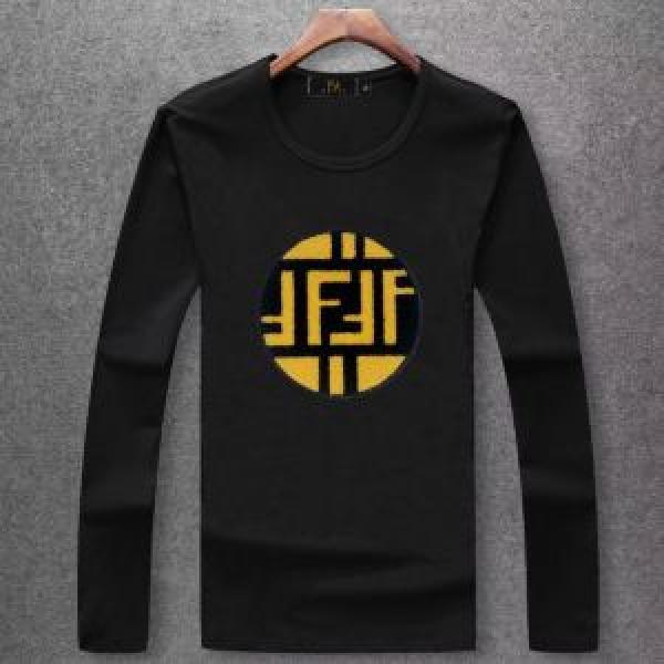 高級感が漂う フェンディ FENDI 今年っぽくNEWファッション 多色可選   長袖 Tシャツ