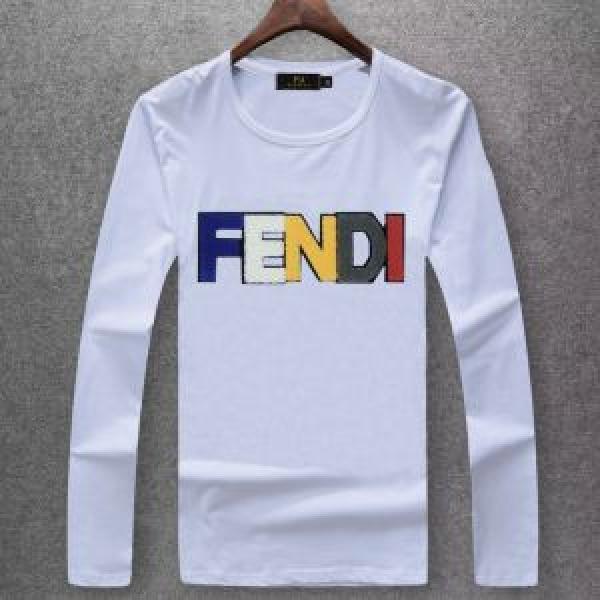 毎年流行り定番アイテムおすすめ フェンディ FENDI  長袖 Tシャツ 多色可選 秋冬セール