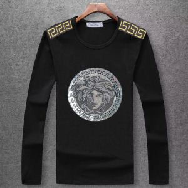 秋季超人気アイテム 今季大人気新作登場 ヴェルサーチVERSACE 多色可選  長袖 Tシャツ