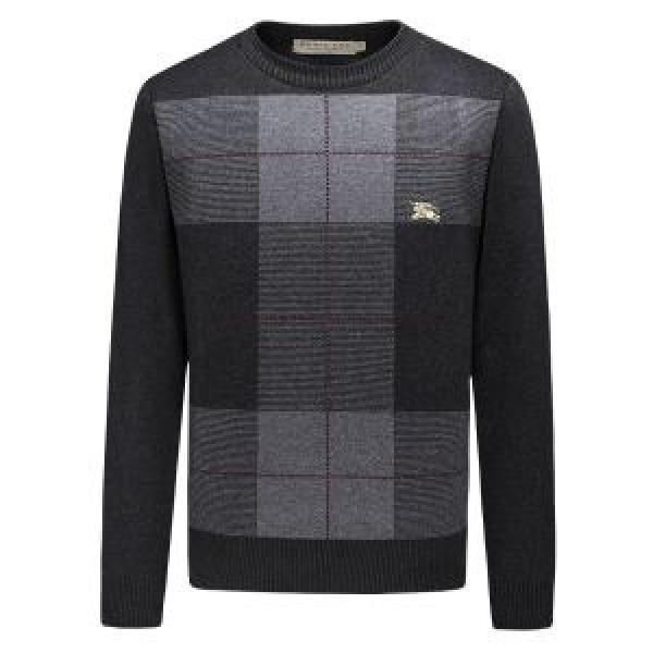 2025秋冬爆買い新作BURBERRYバーバリー コピーセーターメンズ長袖クルーネックカジュアルオシャレトップス2色可選