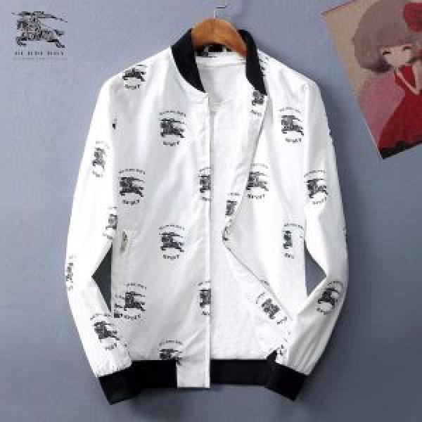 バーバリー コピーBURBERRY総柄ミリタリージャケットMA-1ブルゾンカジュアル白黒長袖防風2色可選秋冬赤字超特価格安