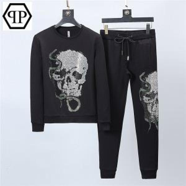 海外先行発売！フィリッププレイン上下セット格上げ！ 人気急上昇中PHILIPP PLEIN