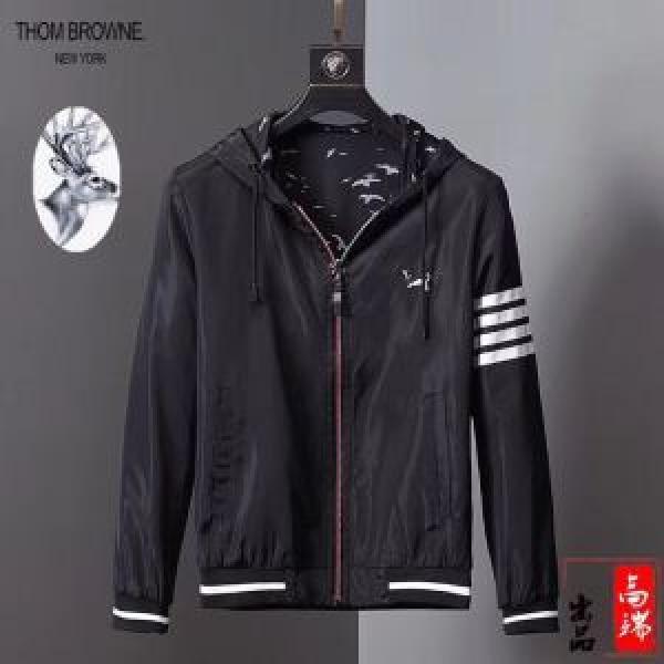 トムブラウン2026最安値！ THOM BROWNEリバーシブル?ジャンパー 2色可選流行の注目ブランド