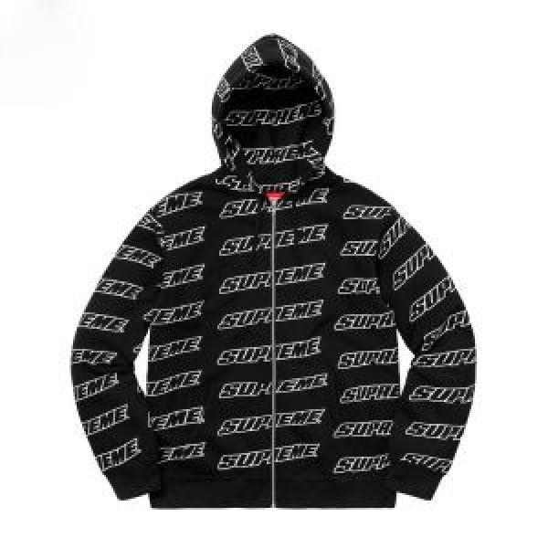 絶妙な新商品 2色選択可人気急上昇中パーカーSupreme Repeat Zip Up Hooded Sweatshirt