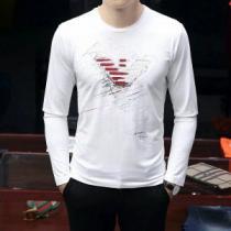 格好良いアイテム 3色可選 アルマーニ ARMANI 2026新品入荷 長袖Tシャツ