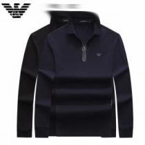 絶妙な新商品 大人っぽく知的な アルマーニ ARMANI 2色可選 長袖Tシャツ 今季大人気新作登場