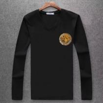 ファッショニスタ愛用 ヴェルサーチVERSACE 稀少*入手困難 長袖 Tシャツ 多色可選 魅力をプラス