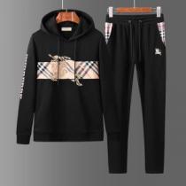 バーバリー セットアップ コピーBURBERRYパーカーロングパンツパンツジャージ上下セット黒白2色可選品質保証新品