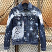 ディースクエアード2026最安値！ DSQUARED2デニムジャケット ミックス感が溢れる