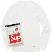 Supreme?Hanes? Thermal Crew シュプリーム 流行の注目ブランドSUPREME 長袖/Tシャツ2026最安値！