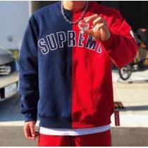 多色選択可 Supreme Split Crewneck Sweatshirtプルオーバーパーカー超お買い得