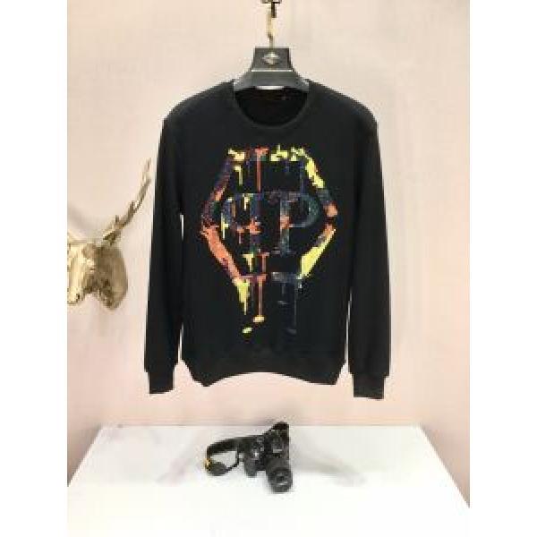 秋季超人気アイテム  フィリッププレイン 美品*入手困難 PHILIPP PLEIN プルオーバーパーカー