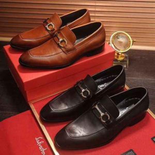 コスパ最高のプライス サルヴァトーレフェラガモ2026AW FERRAGAMO ビジネスシューズ2色可選