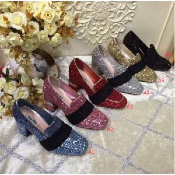 程よい高さミュウミュウ 超お買い得 MIUMIU 2026最高ランキングパンプス 多色可選