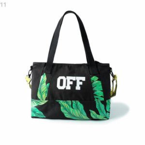 人気セール新作Off-Whiteオフホワイト バッグ コピートートバッグメンズキャンバスショルダーバッグ大容量2WAYブラック.490.