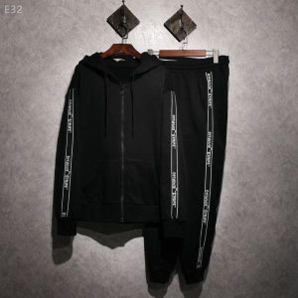 稀少*入手困難 Off-White 秋冬超人気の最新作 オフホワイト 上下セット2026新品入荷上品キレイ