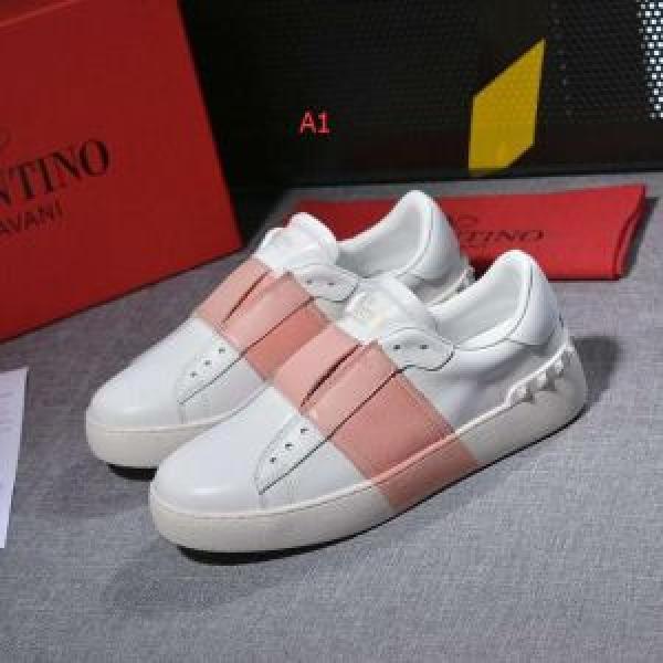 上品でファッション 男女兼用 超激安価格 3色可選 カジュアルシューズ  VALENTINO ヴァレンティノ
