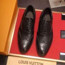 2026人気定番新作LOUIS VUITTONヴィトン 靴 コピーメンズレザービジネスシューズローファースリッポン紳士靴ブラック黒