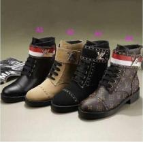 ストリートファッション 4色可選  ルイヴィトン 人気急上昇中 LOUIS VUITTON  ショートブーツ  美品*入手困難