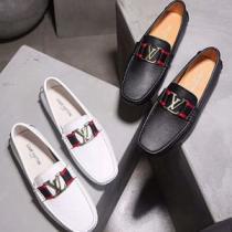 カジュアルスタイルに 2026最高ランキング ルイ ヴィトン LOUIS VUITTON 2色選択可 ローファー