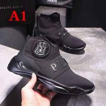 ハイトップシューズ 18ＳＳ美品フィリッププレイン2色選択可   PHILIPP PLEIN 期間限定セール