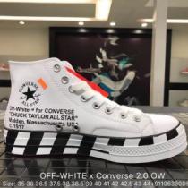 Off-White 圧倒的人気新着オフホワイト スニーカー 厚底 2色可選2026人気の主流アイテム