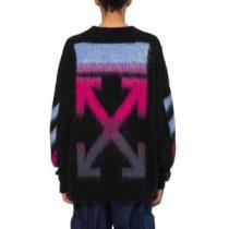 秋冬トレンド Off-White オフホワイト高感度アイテム 2色可選 プルオーバーパーカー