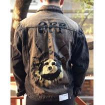 最近人気一番！冬季限定販売 Off-White2026秋冬の定番新品到来! オフホワイト デニムジャケット