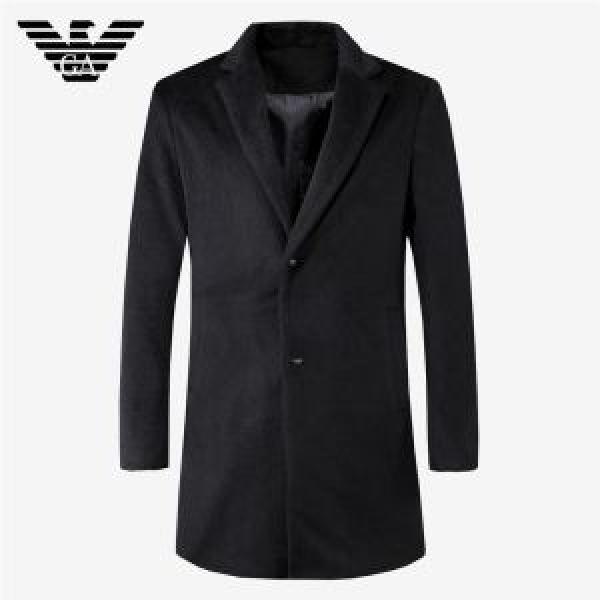 アルマーニ ARMANI 芸能人愛用 2色選択可 2026人気の主流アイテム トグルボタン付 手頃価格
