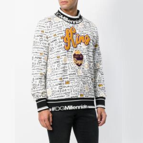 一味違うデザイン ドルチェ＆ガッバーナ Dolce&Gabbana2026秋冬の定番新品到来! プルオーバーパーカー