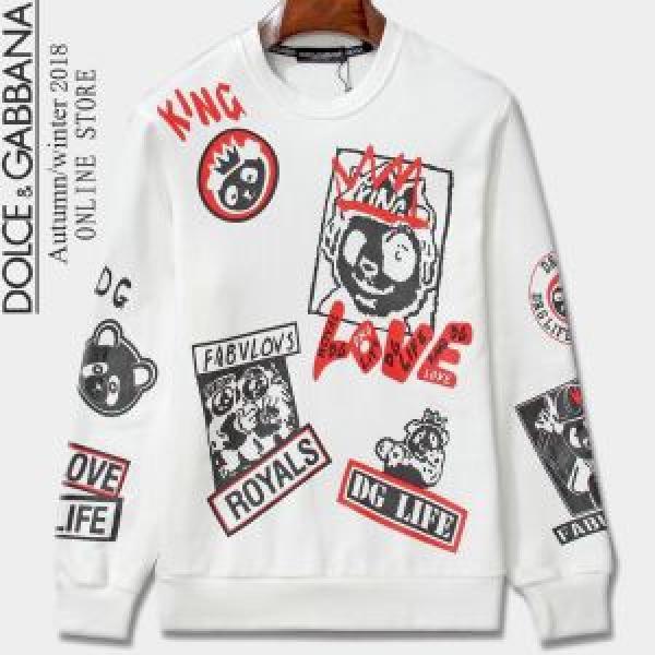 2色可選 欧米韓流 ドルチェ＆ガッバーナ Dolce&Gabbana 今季爆発的な人気 プルオーバーパーカー