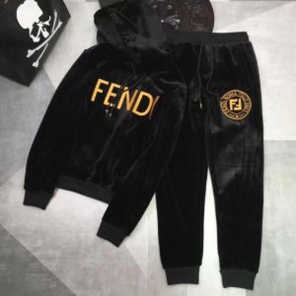 秋冬大活躍フェンディ FENDI 個性的なモデル 上下セット 半額以下セール