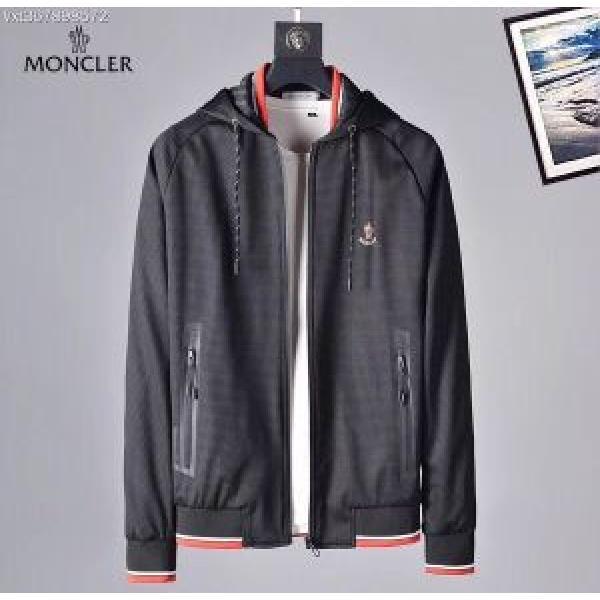 秋冬超激得大人気MONCLERモンクレール ジャケット コピーメンズコートアウターフード付きハイキングブラック黒防寒防風