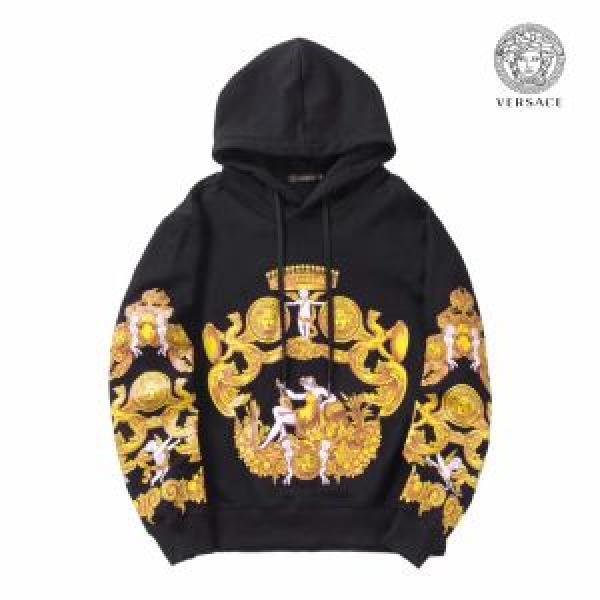 数量限定再入荷 有名人同じアイテム 18ＳＳ美品 VERSACE ヴェルサーチ  2色可選 秋の定番