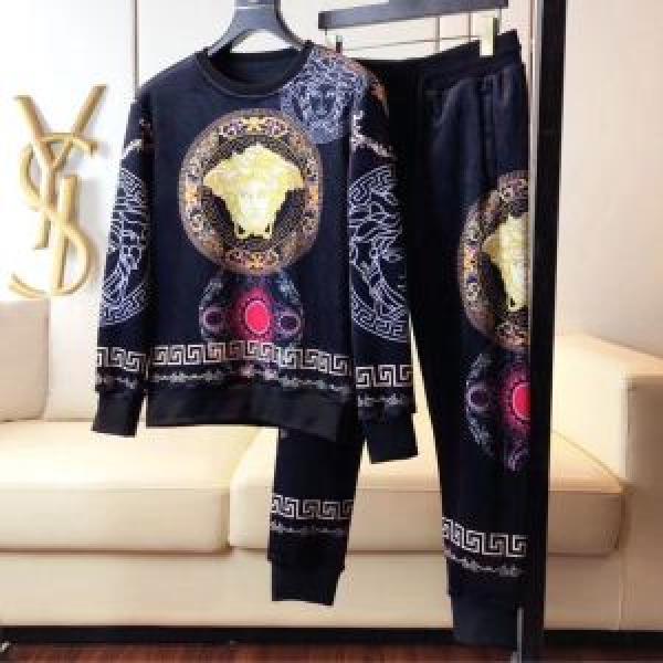 VERSACE ヴェルサーチ 上下セット 2色可選 期間限定セール 2026人気の主流アイテム 再入荷！