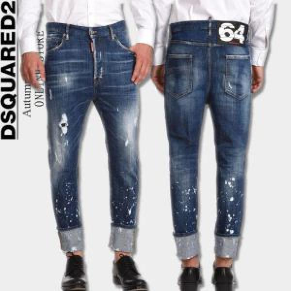 18ＳＳ美品 DSQUARED2 超お買い得 ディースクエアード ジーパン パンツ有名人同じアイテム